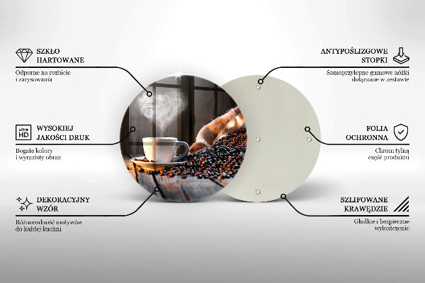 Tábua corte Uma xícara de café e um coração