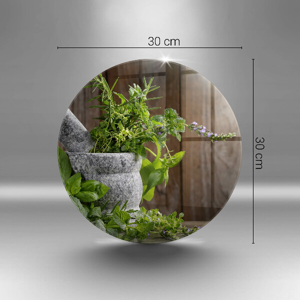 Tábua de corte Plantas, ervas e madeira