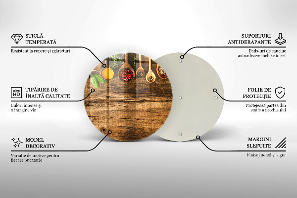 Tábua corte Colheres de madeira para especiarias