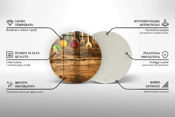 Tábua corte Colheres de madeira para especiarias