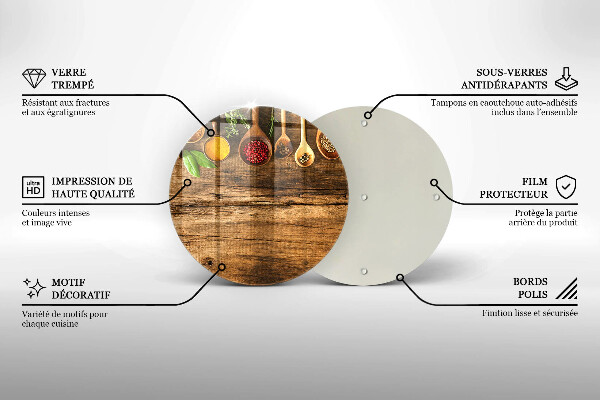 Tábua corte Colheres de madeira para especiarias