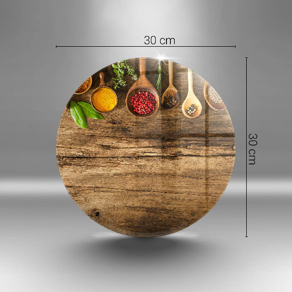 Tábua corte Colheres de madeira para especiarias