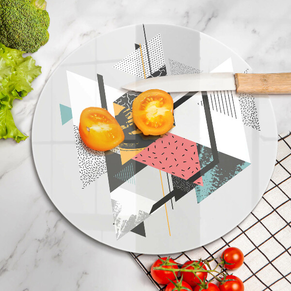 Tábua para cozinha Triângulos abstratos