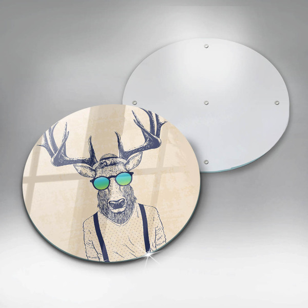 Tábua para cozinha Ilustração do Homem-Veado