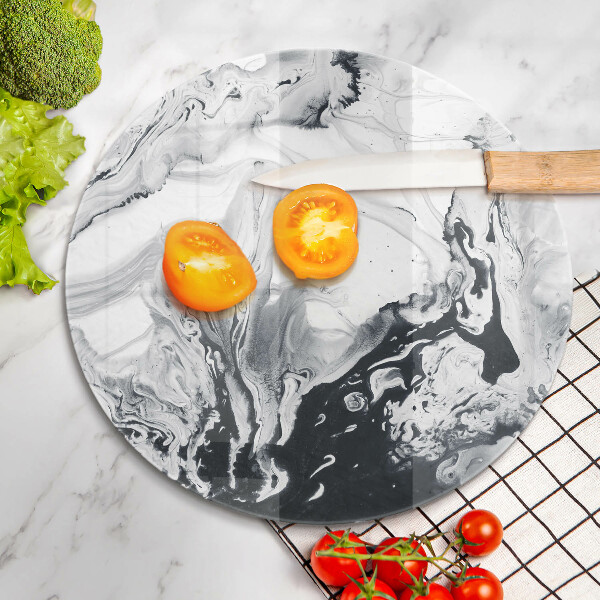 Tábua de cortar alimentos Abstração de tinta