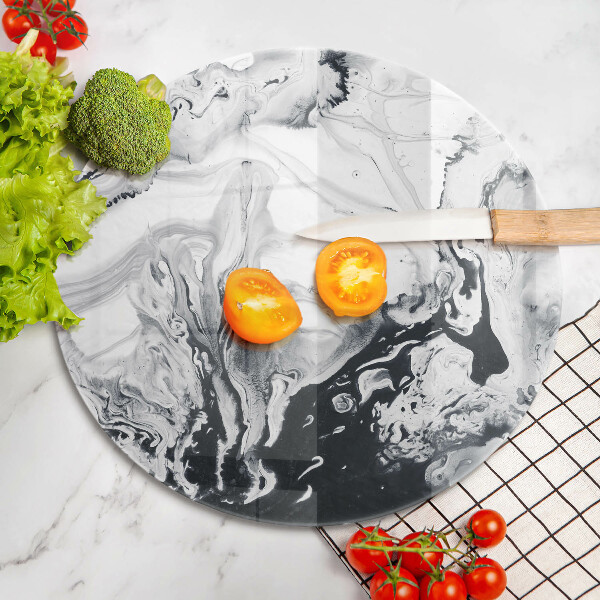 Tábua de cortar alimentos Abstração de tinta