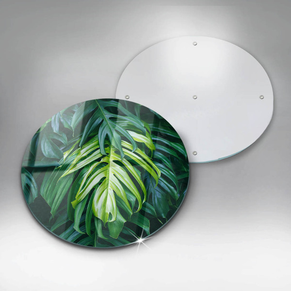 Tábua de cortar alimentos Folhas de monstera selvagem