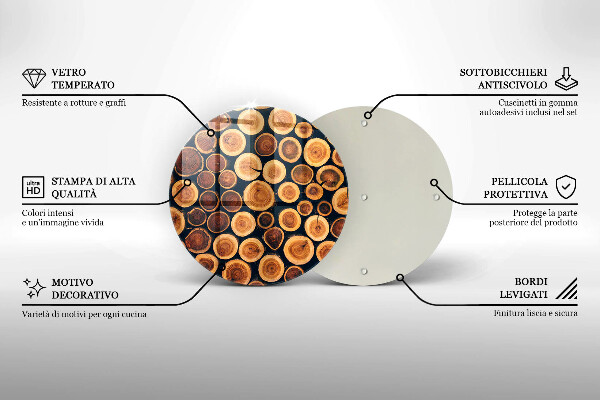 Tábua corte Tocos de árvores de madeira