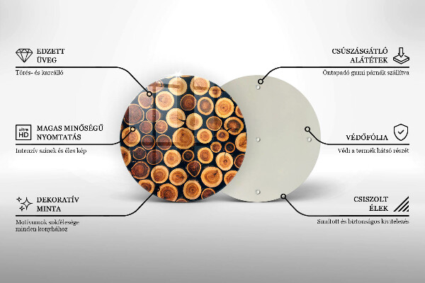Tábua corte Tocos de árvores de madeira