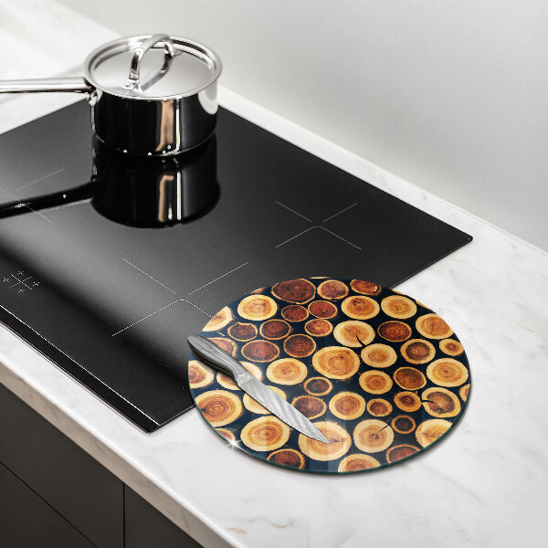 Tábua corte Tocos de árvores de madeira