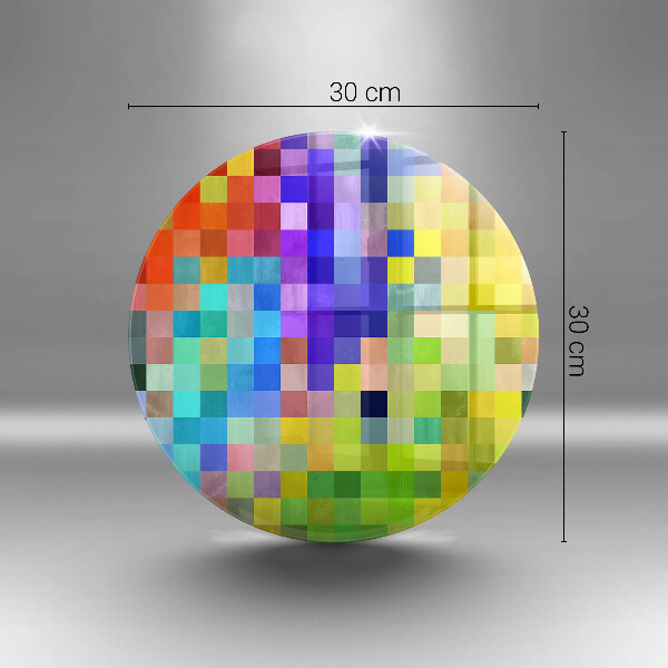 Tábua cozinha Quadrados de pixels coloridos