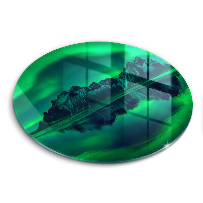 Tábua corte Paisagem da aurora boreal