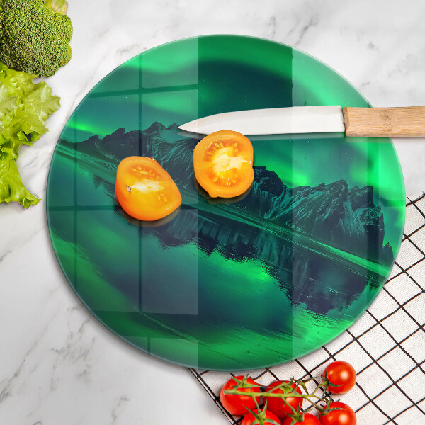 Tábua corte Paisagem da aurora boreal