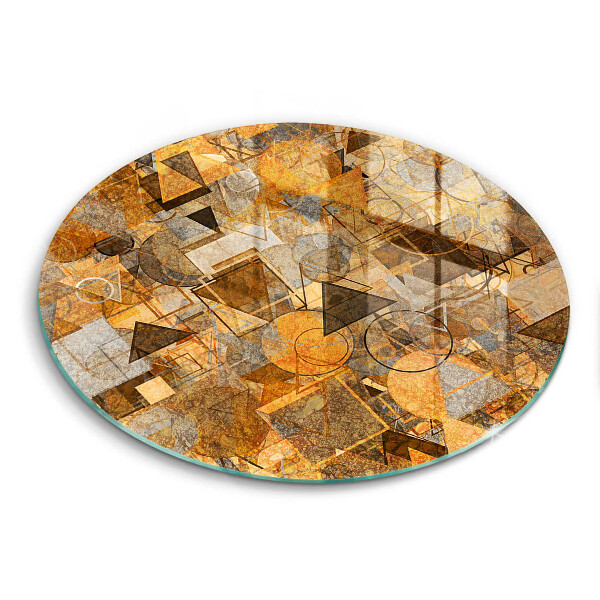 Tábua de corte de vidro Model Fără Sudură De Figuri Geometrice