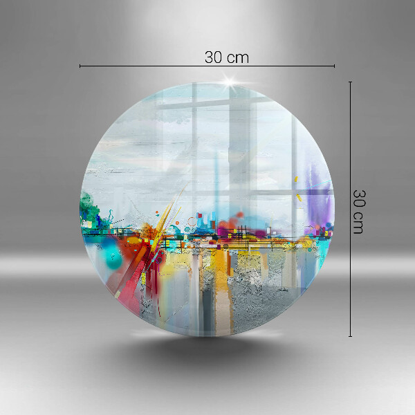 Tábua cozinha Abstração pintada