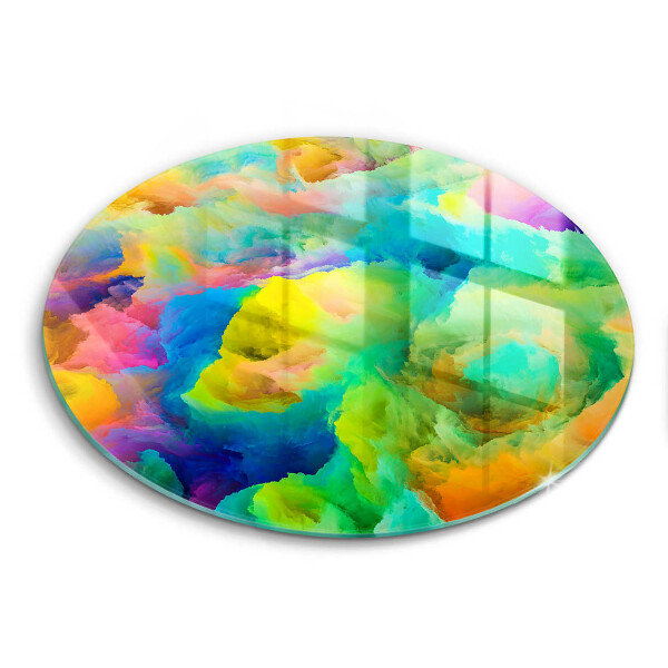 Tábua de vidro Abstracție Colorată