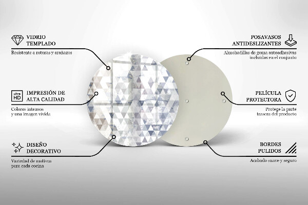 Tábua cozinha Padrão triangular