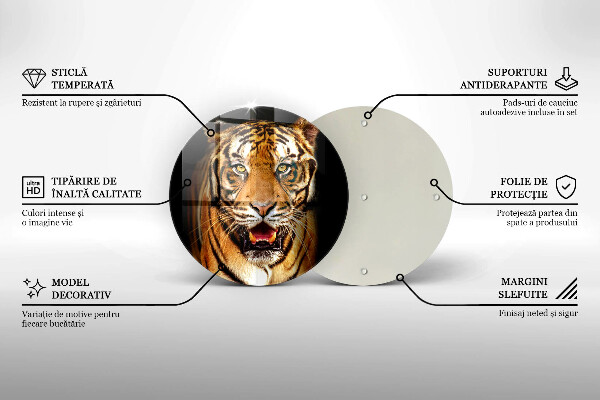 Tábua de cortar Tigre animal selvagem