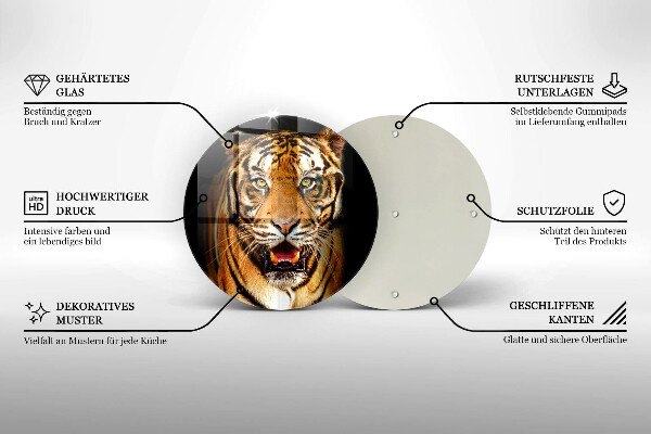 Tábua de cortar Tigre animal selvagem