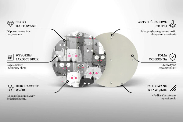 Tábua cozinha Ilustração de gato