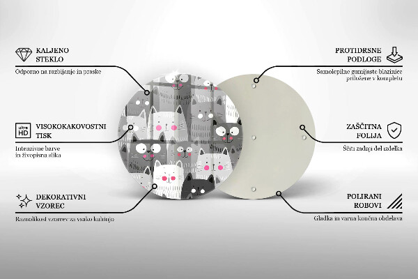 Tábua cozinha Ilustração de gato