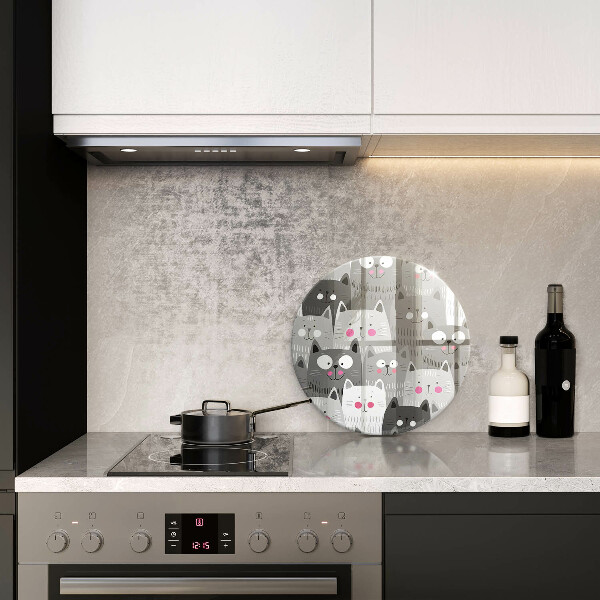 Tábua cozinha Ilustração de gato