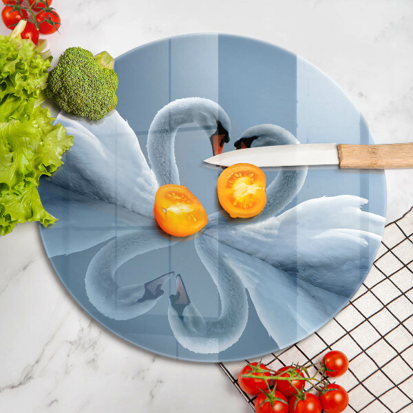 Tábua cozinha Coração de dois cisnes