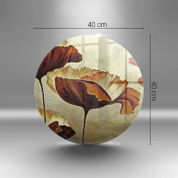 Tábua para corte Flores boho pintadas