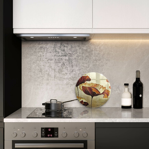 Tábua para corte Flores boho pintadas