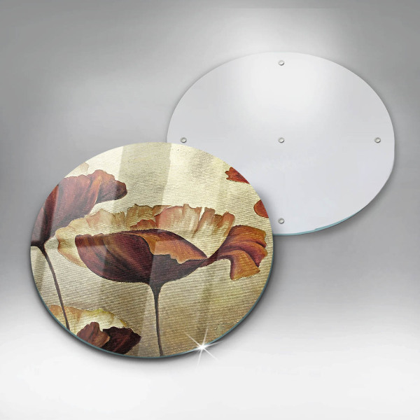 Tábua para corte Flores boho pintadas