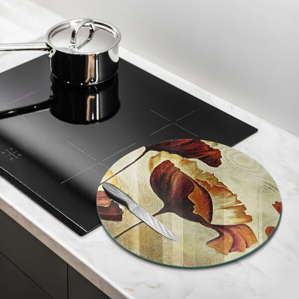 Tábua para corte Flores boho pintadas