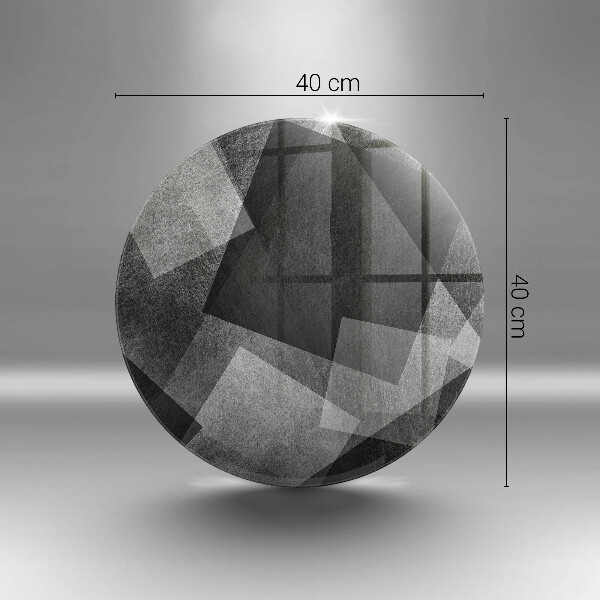Tábua de corte de vidro Abstração geométrica