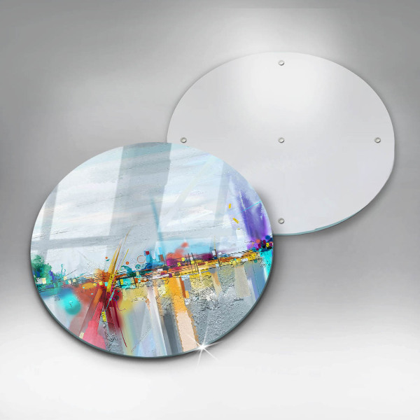 Tábua para cozinha Abstração pintada