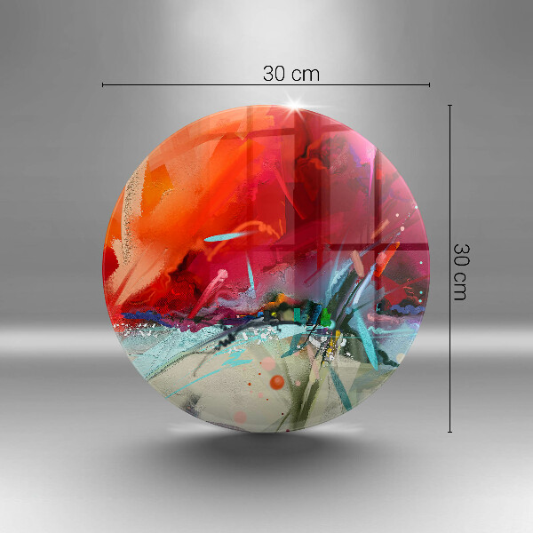 Tábua para corte Abstração pintada