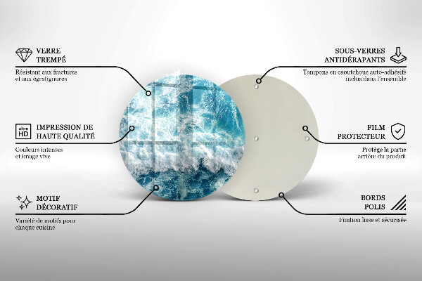 Tábua corte Ondas do mar