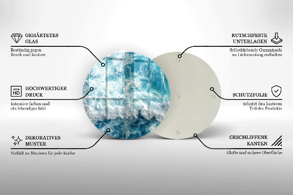 Tábua corte Ondas do mar