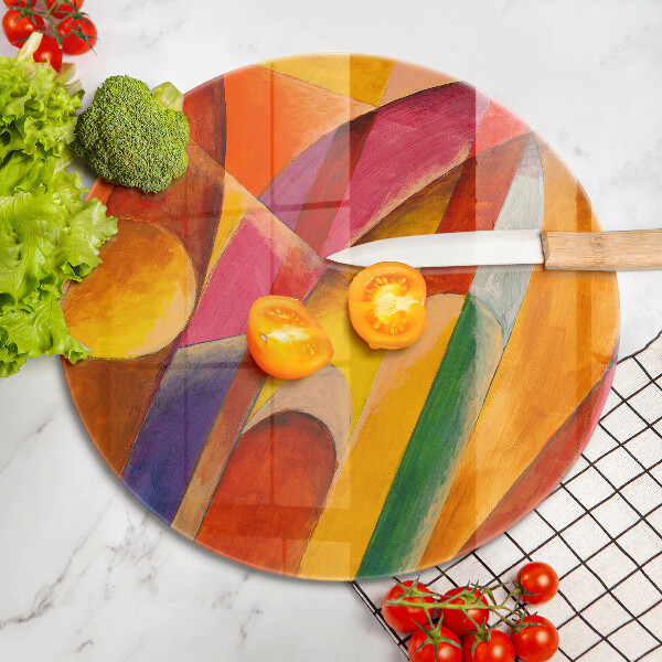 Tábua para cozinha Abstração colorida