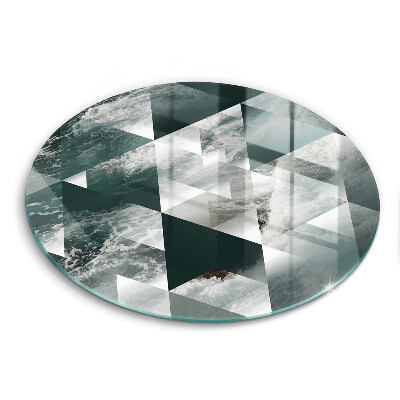 Tábua para cozinha Triângulos e água