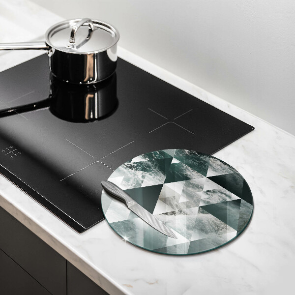 Tábua para cozinha Triângulos e água