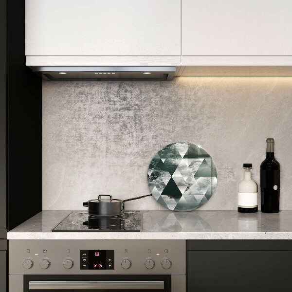 Tábua para cozinha Triângulos e água