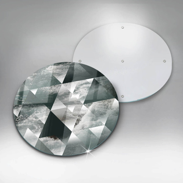 Tábua para cozinha Triângulos e água