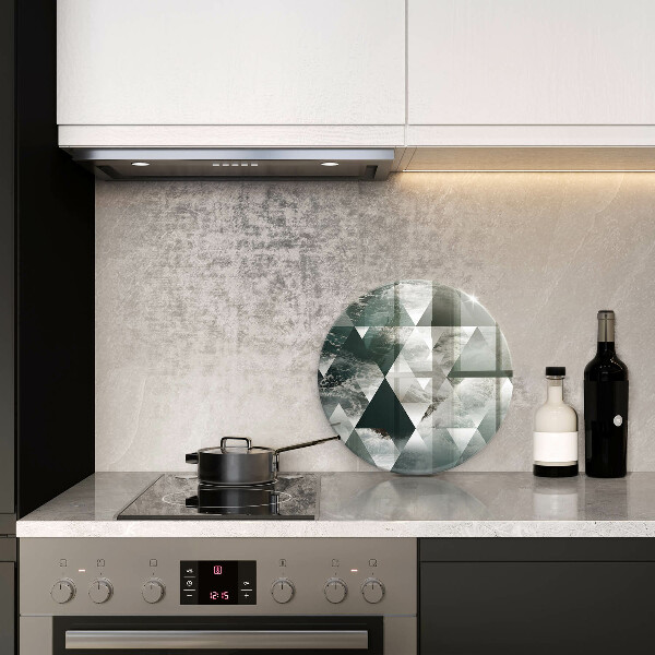 Tábua para cozinha Triângulos e água