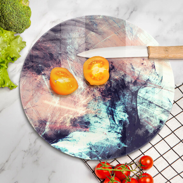 Tábua de cortar Abstração pintada