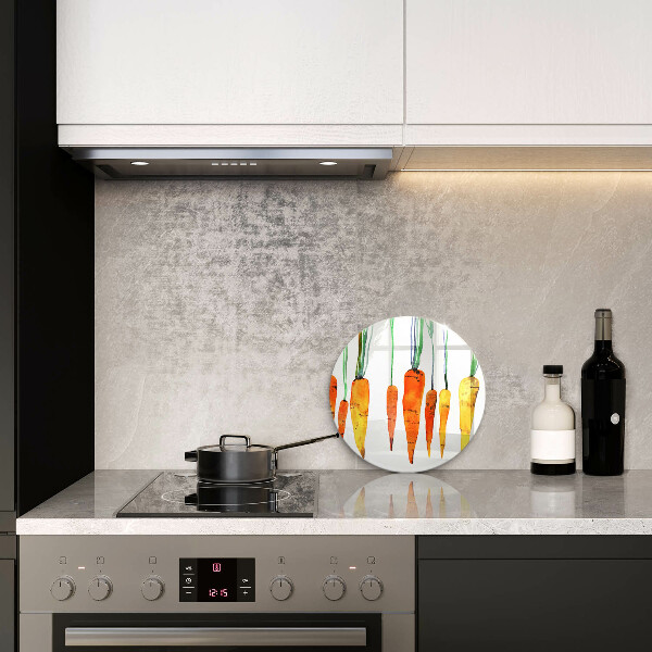 Tábua corte Ilustração de cenoura