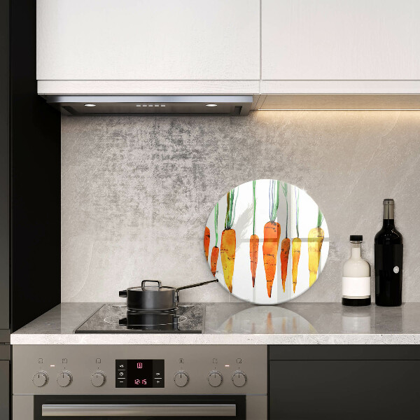 Tábua corte Ilustração de cenoura