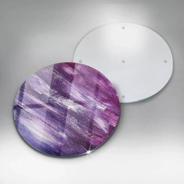 Tábua de corte de vidro Abstração de tinta