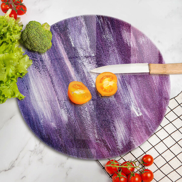 Tábua de corte de vidro Abstração de tinta