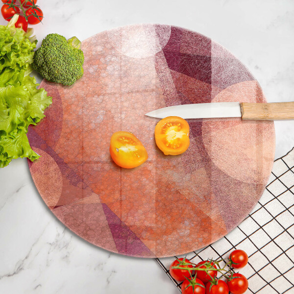 Tábua de corte de vidro Arte abstrata