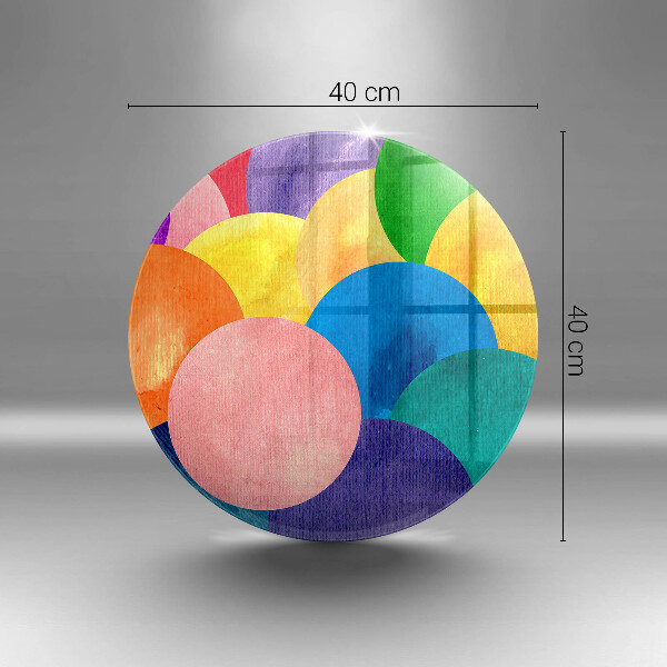 Tábua para corte Círculos coloridos