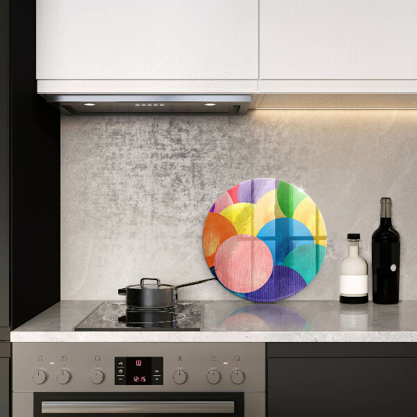 Tábua para corte Círculos coloridos